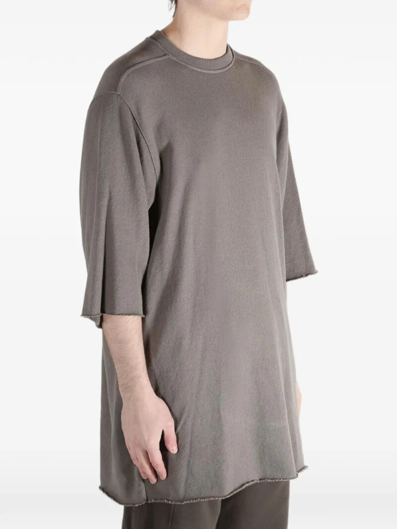 Rick Owens  raw-hem oversized T-shirt