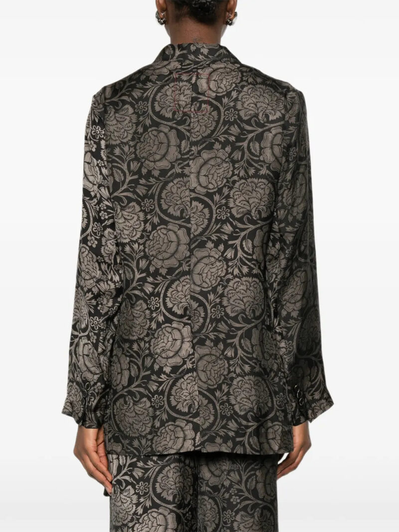 Uma Wang Khloe floral-print tie jacket
