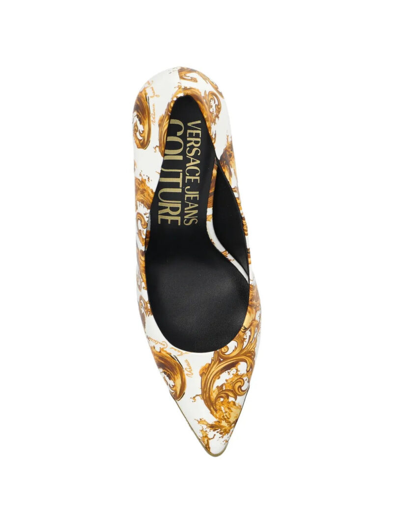 Versace Jeans Couture printed pumps