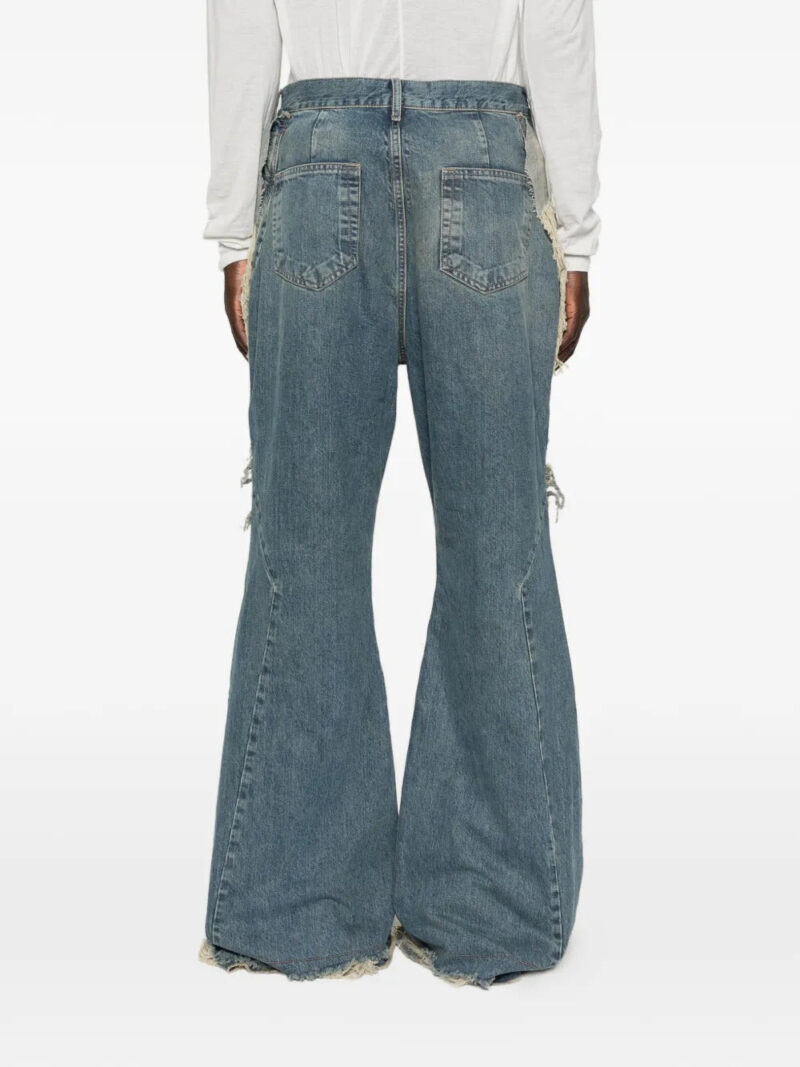 Rick Owens DRKSHDW  distressed flared jeans