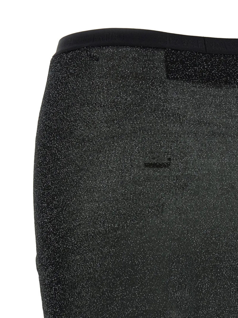 Valentino Garavani lace insert knitted skirt