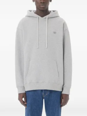 Valentino Garavani  cotton hoodie with VLogo embroidery