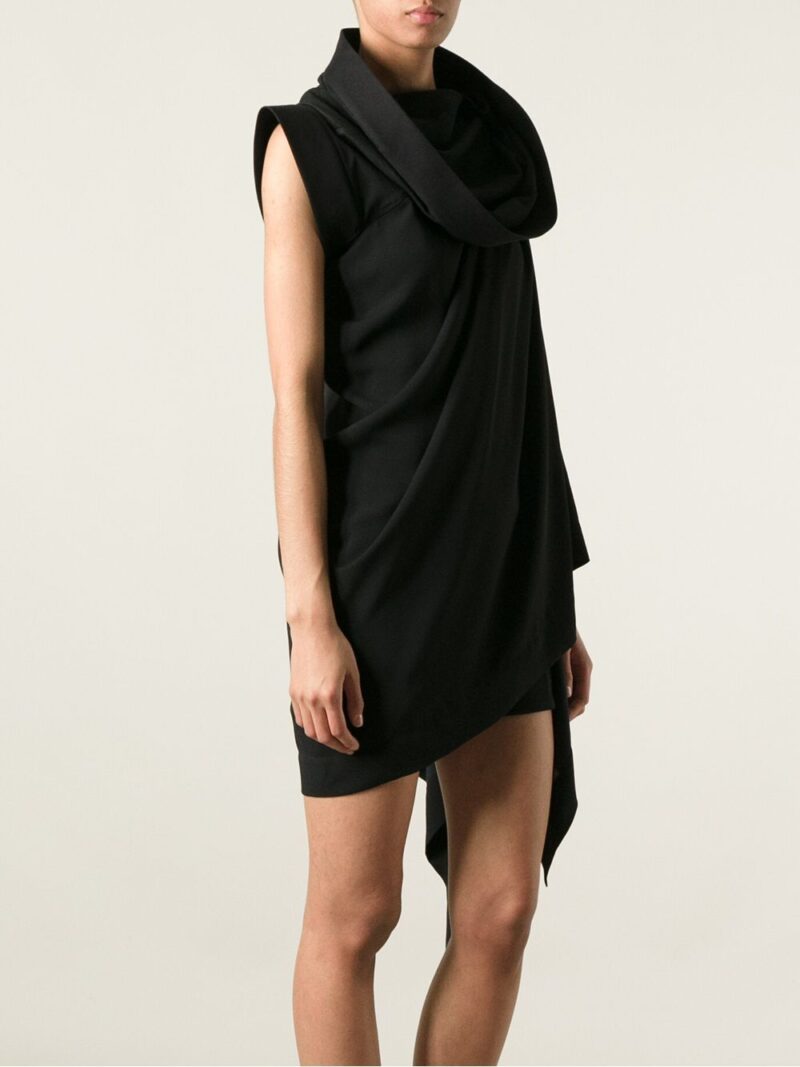 Rick Owens  asymmetric ruffled dress