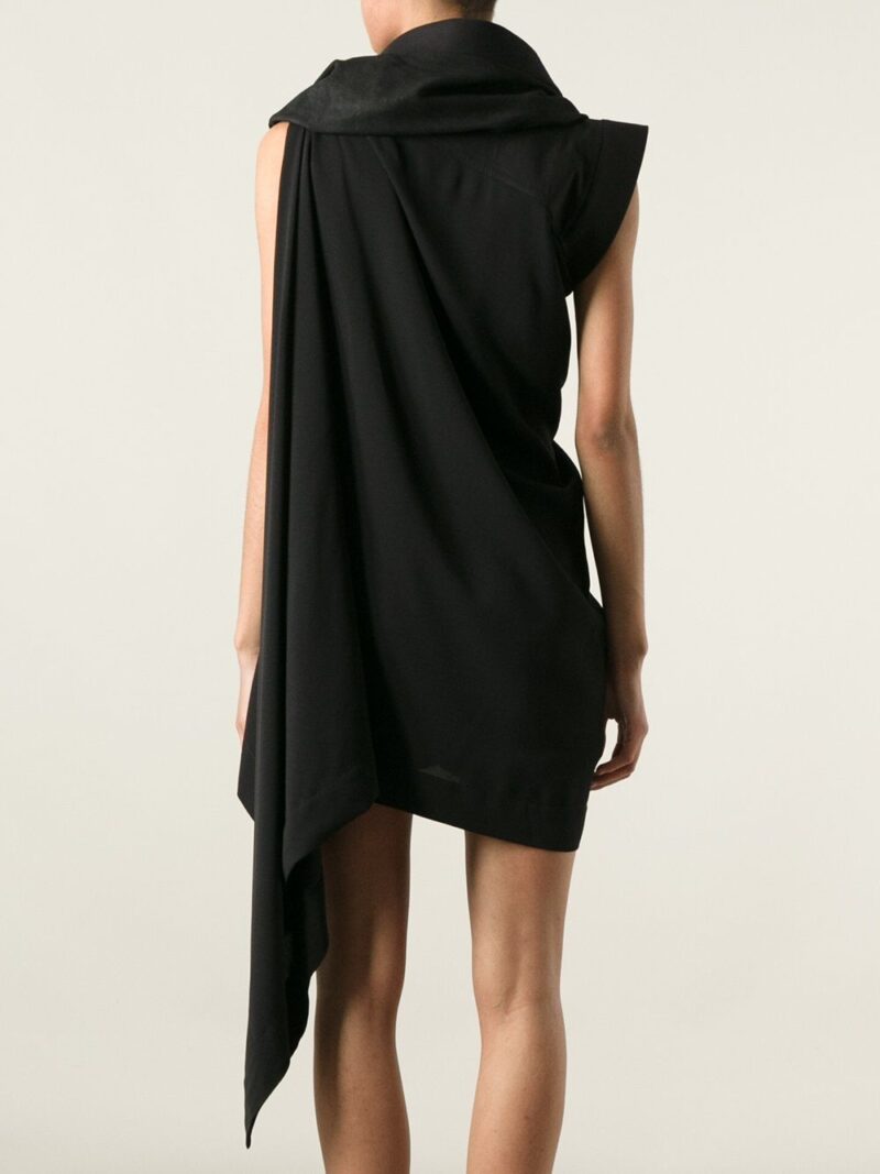 Rick Owens  asymmetric ruffled dress