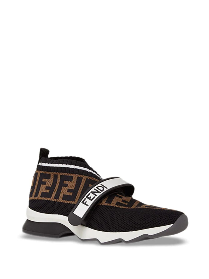 Fendi Rockoko FF motif inlay sneakers