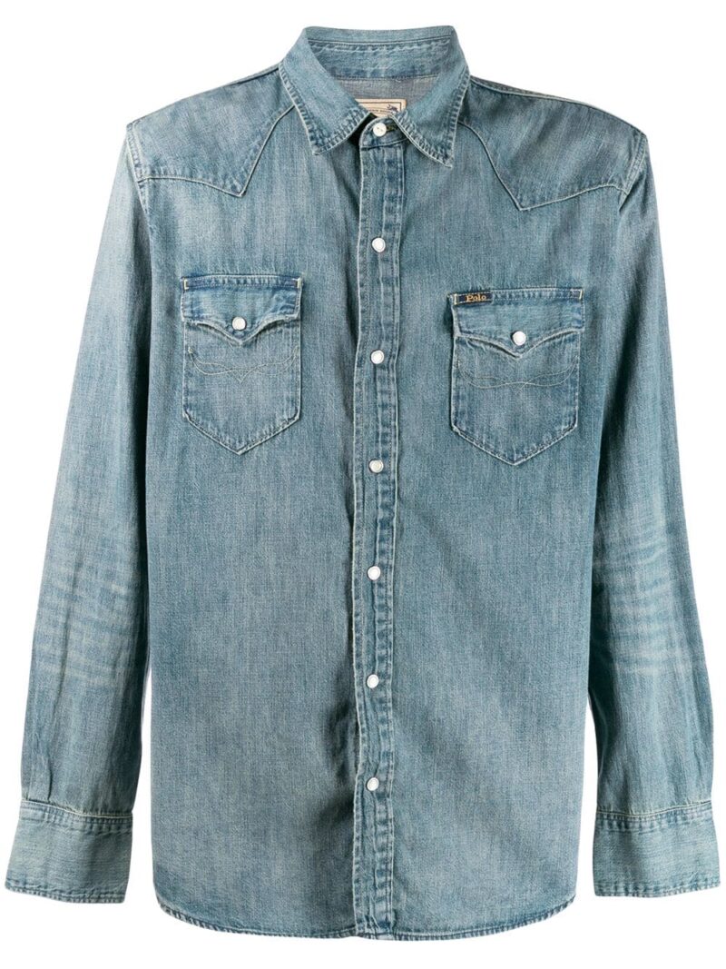 Polo Ralph Lauren  western denim shirt