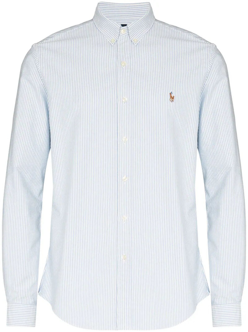 Polo Ralph Lauren  logo-embroidered striped shirt