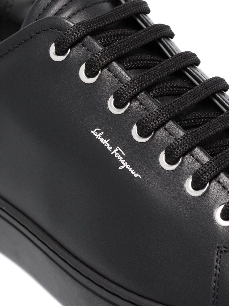 Ferragamo  Cube leather sneakers