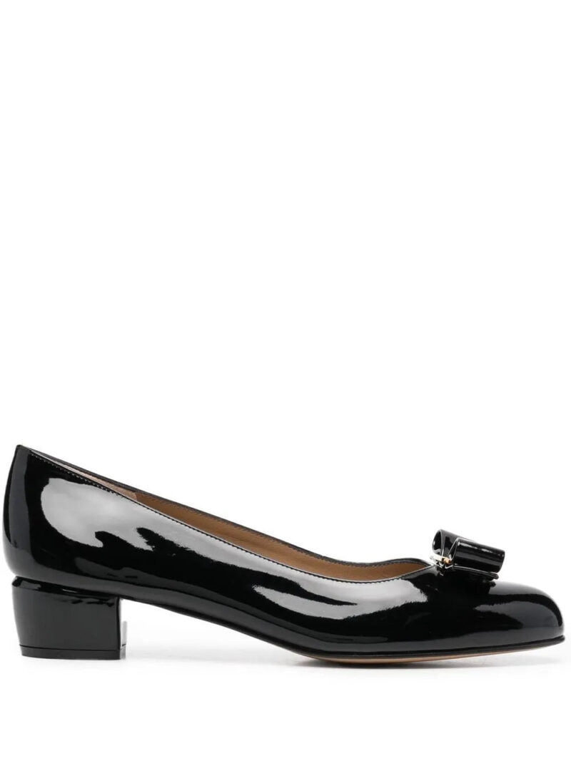 Ferragamo  bow detail pumps