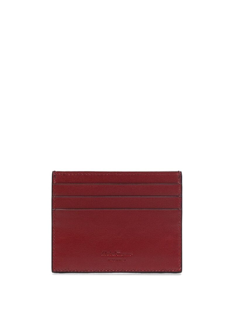 Ferragamo  Gancini plaque cardholder