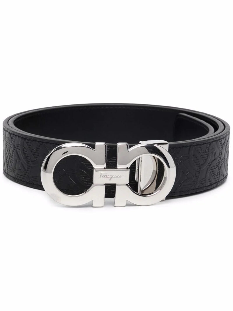 Ferragamo  embossed Gancini belt