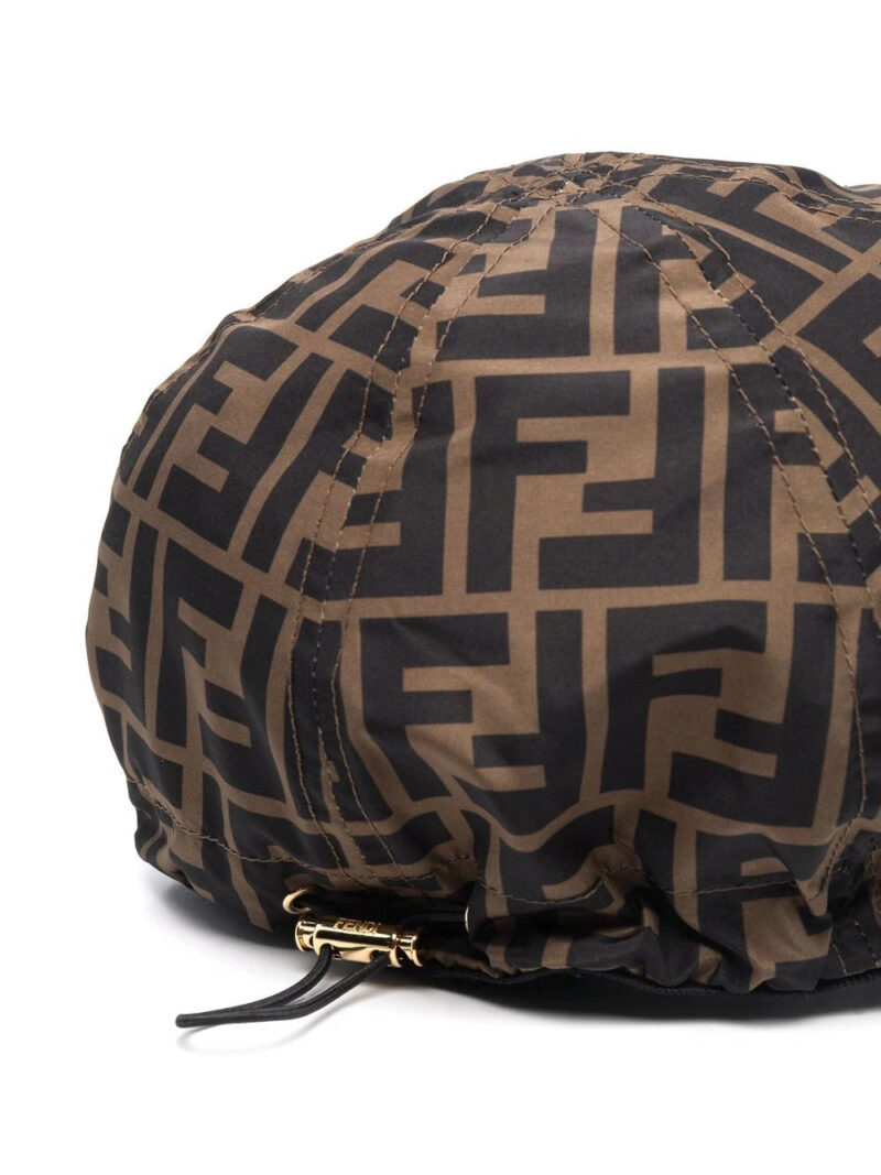 Fendi Zucca-print drawstring cap