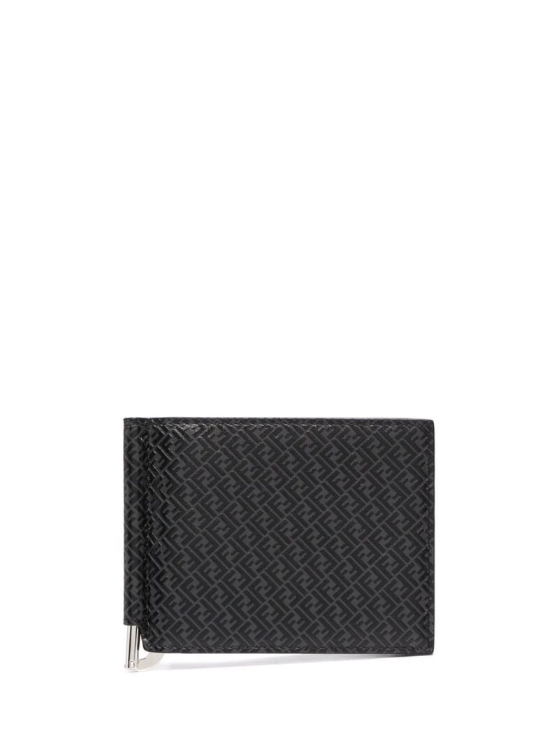 Fendi  micro FF-print embossed cardholder