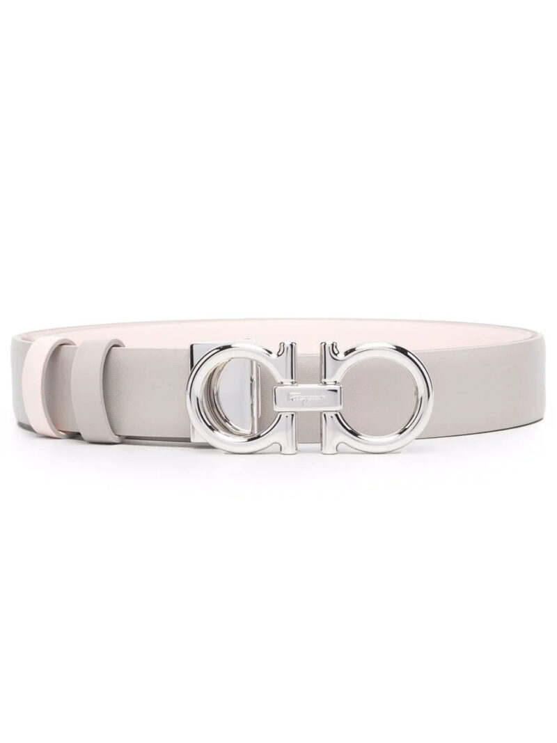 Ferragamo  Donna logo-buckle leather belt