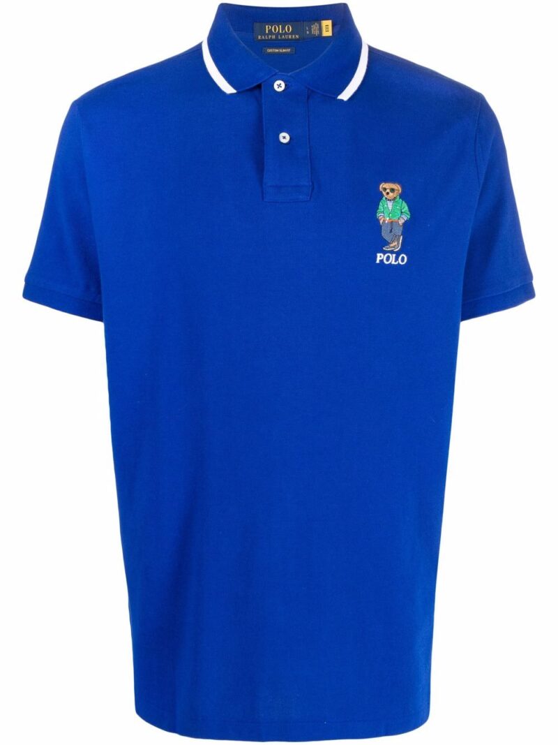 Polo Ralph Lauren  signature bear-embroidered polo shirt