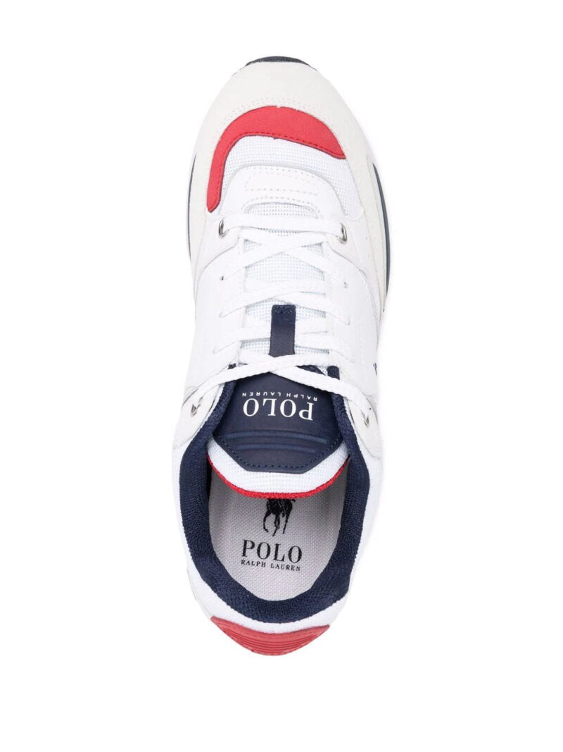 Polo Ralph Lauren panelled lace-up sneakers