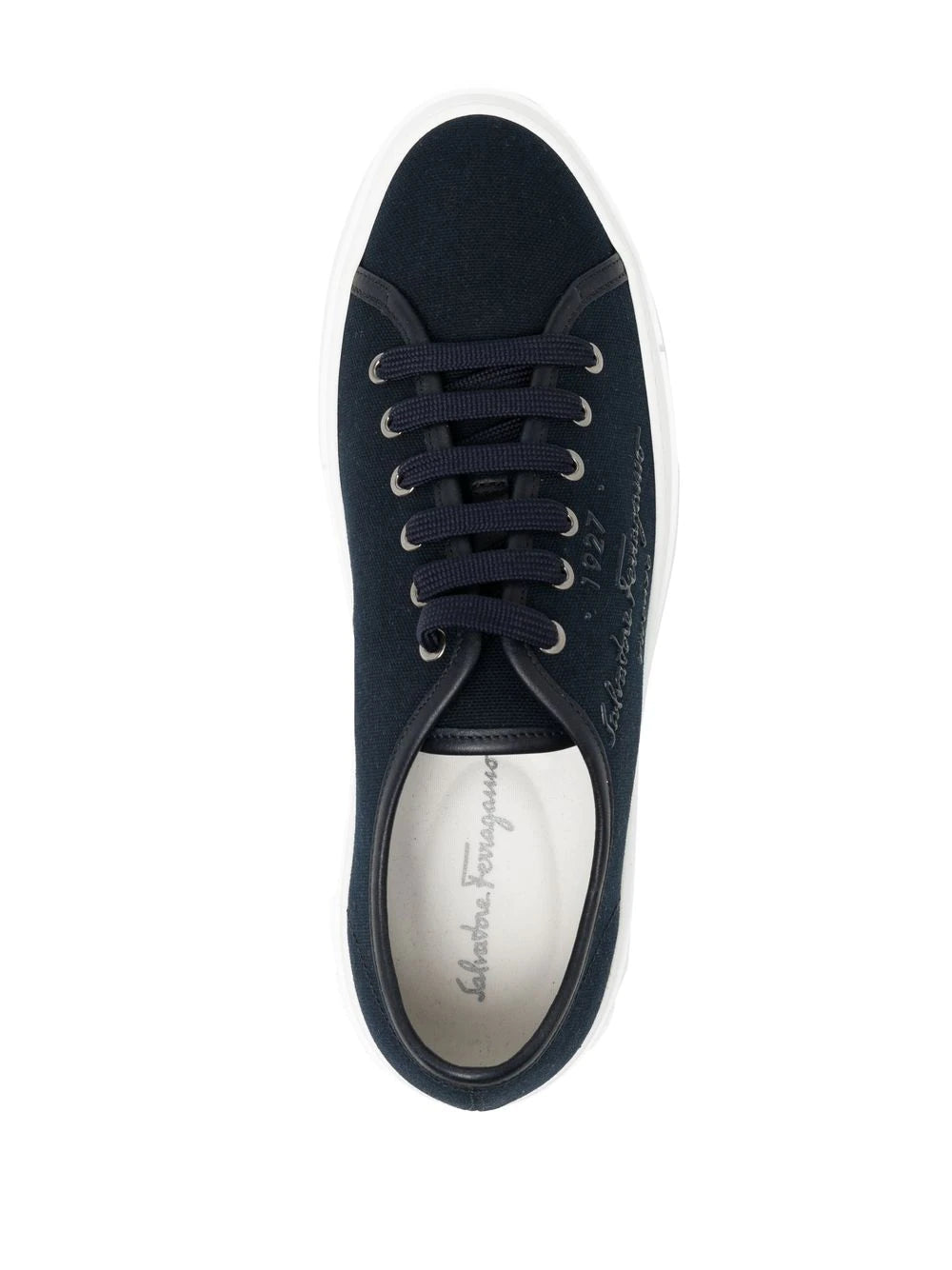 Ferragamo Borg logo-print sneakers - Image 4