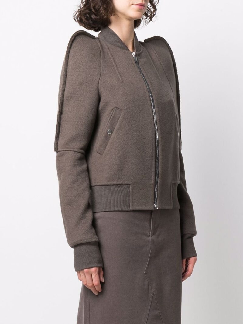 Rick Owens bionic puff-sleeve bomber jacket