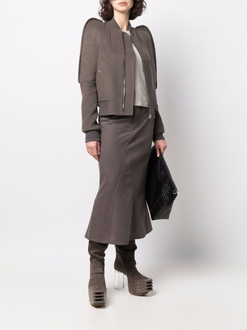 Rick Owens bionic puff-sleeve bomber jacket
