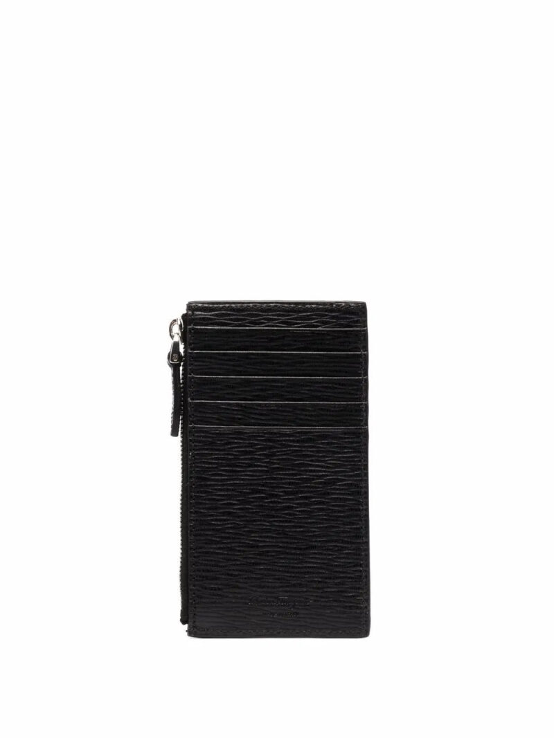 Ferragamo  logo zipped wallet