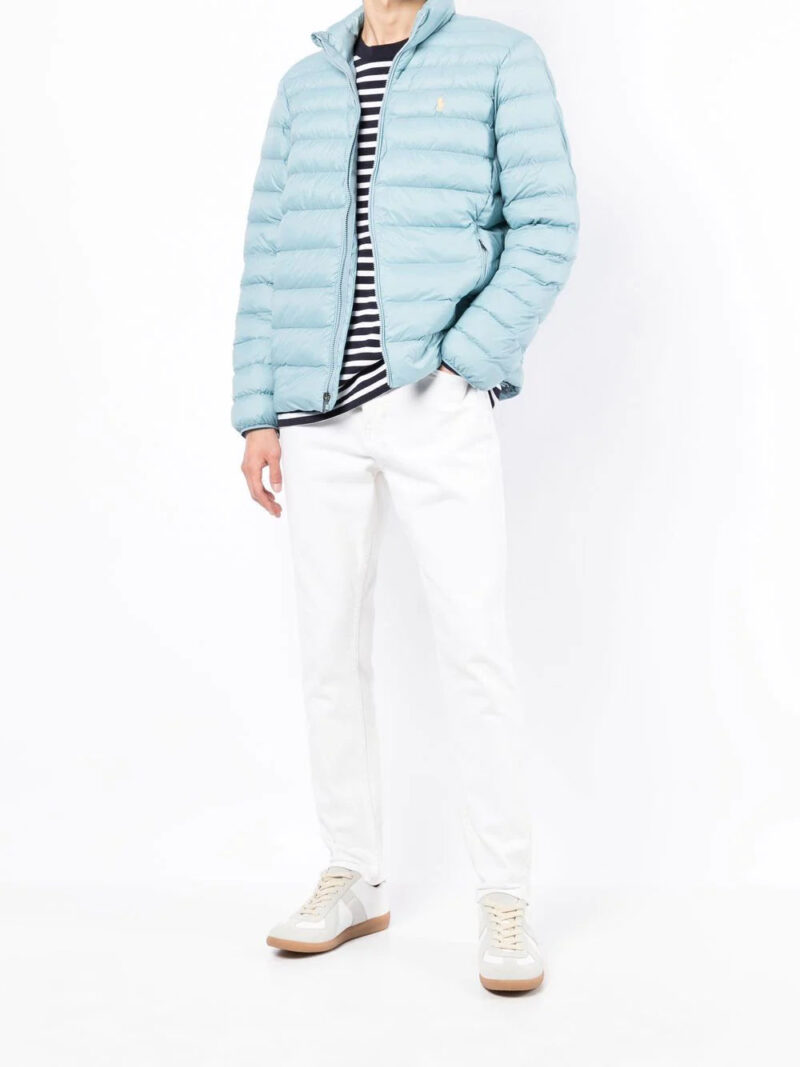 Polo Ralph Lauren  logo-embroidered recycled puffer jacket