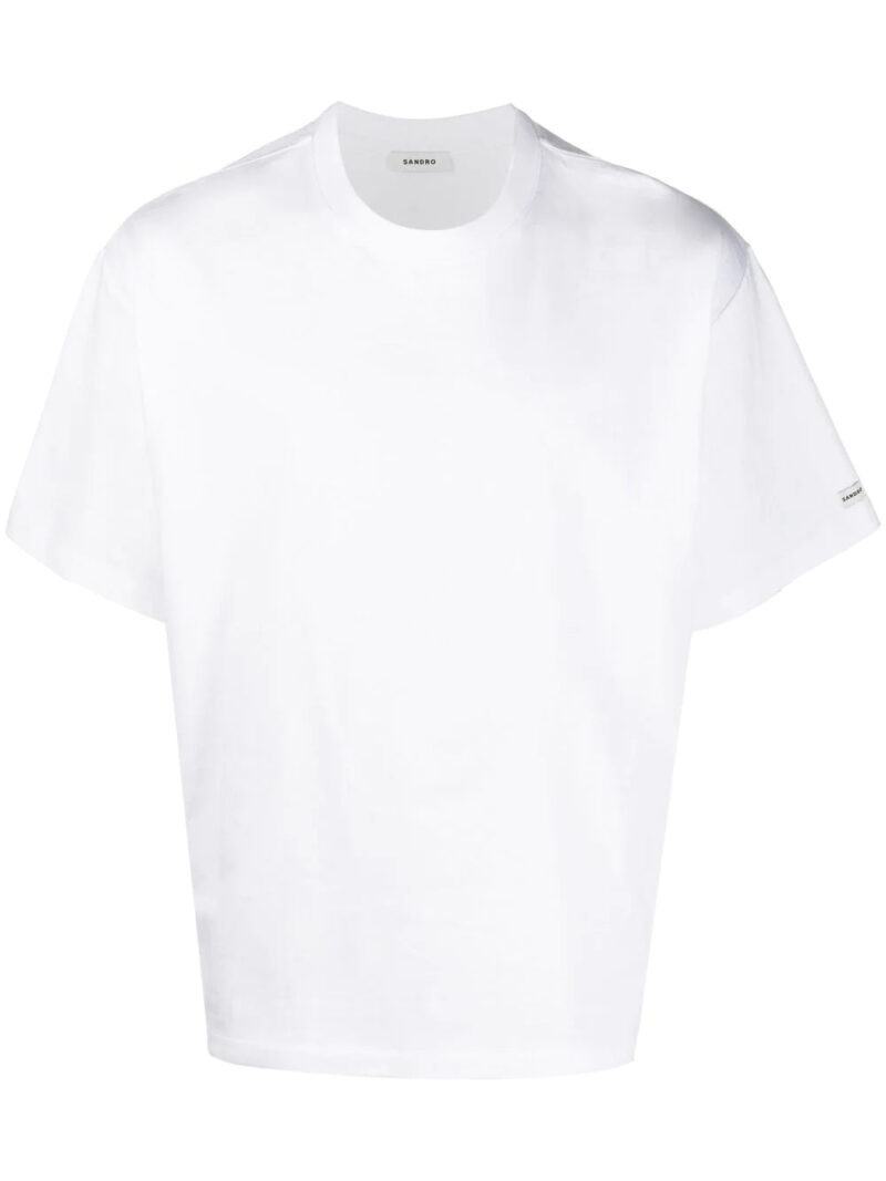 SANDRO  logo-patch short-sleeve T-shirt