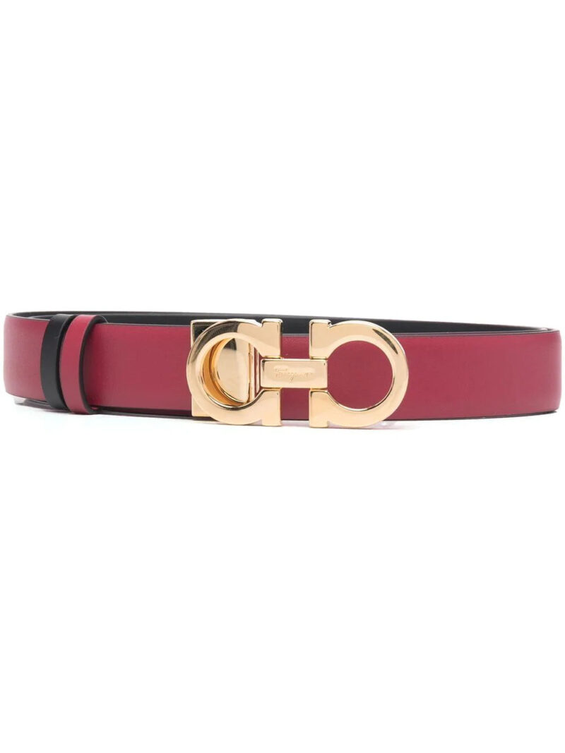 Ferragamo Donna engraved-logo belt
