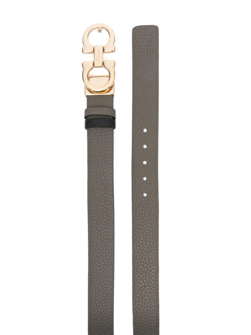 Ferragamo engraved logo-plaque belt