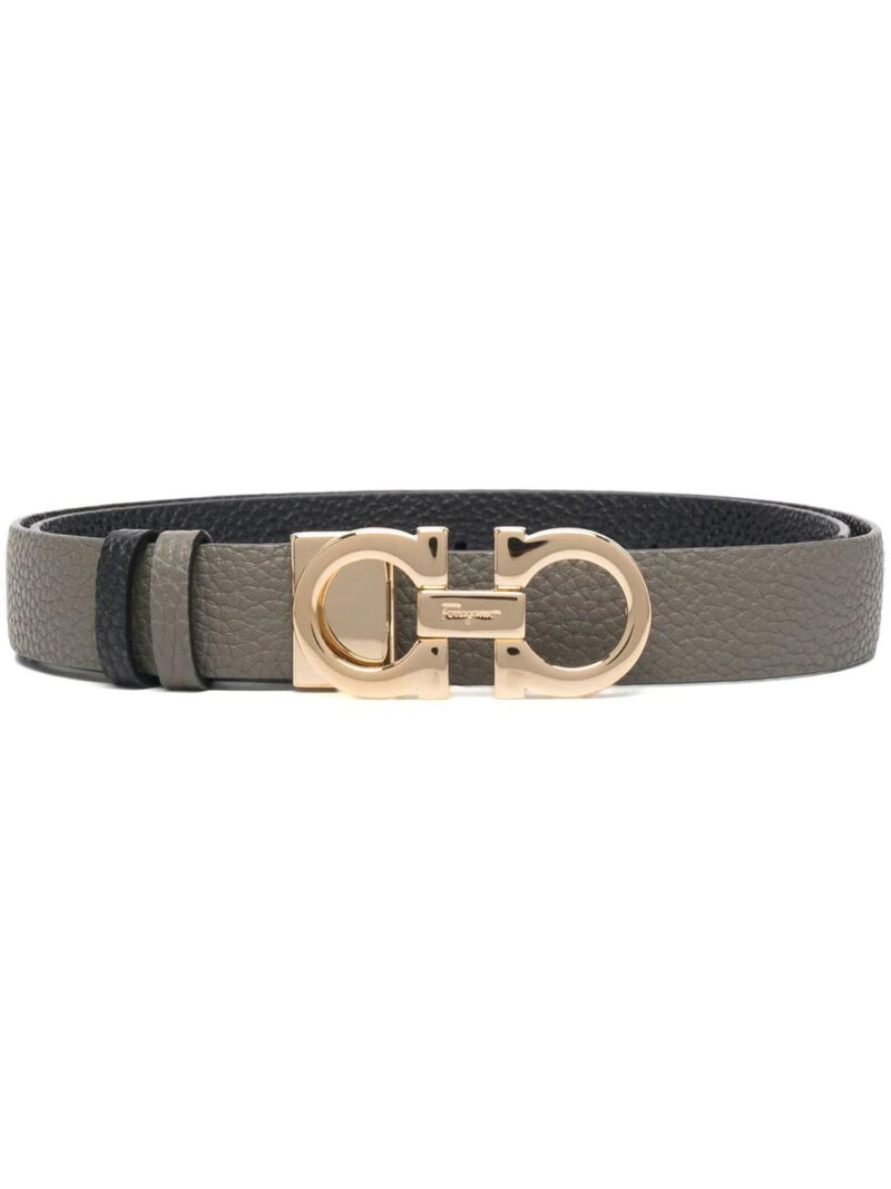 Ferragamo engraved logo-plaque belt