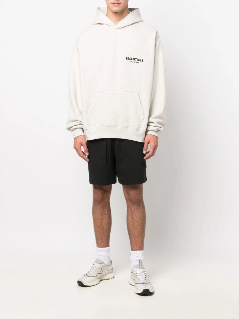 FEAR OF GOD ESSENTIALS  logo-print hoodie