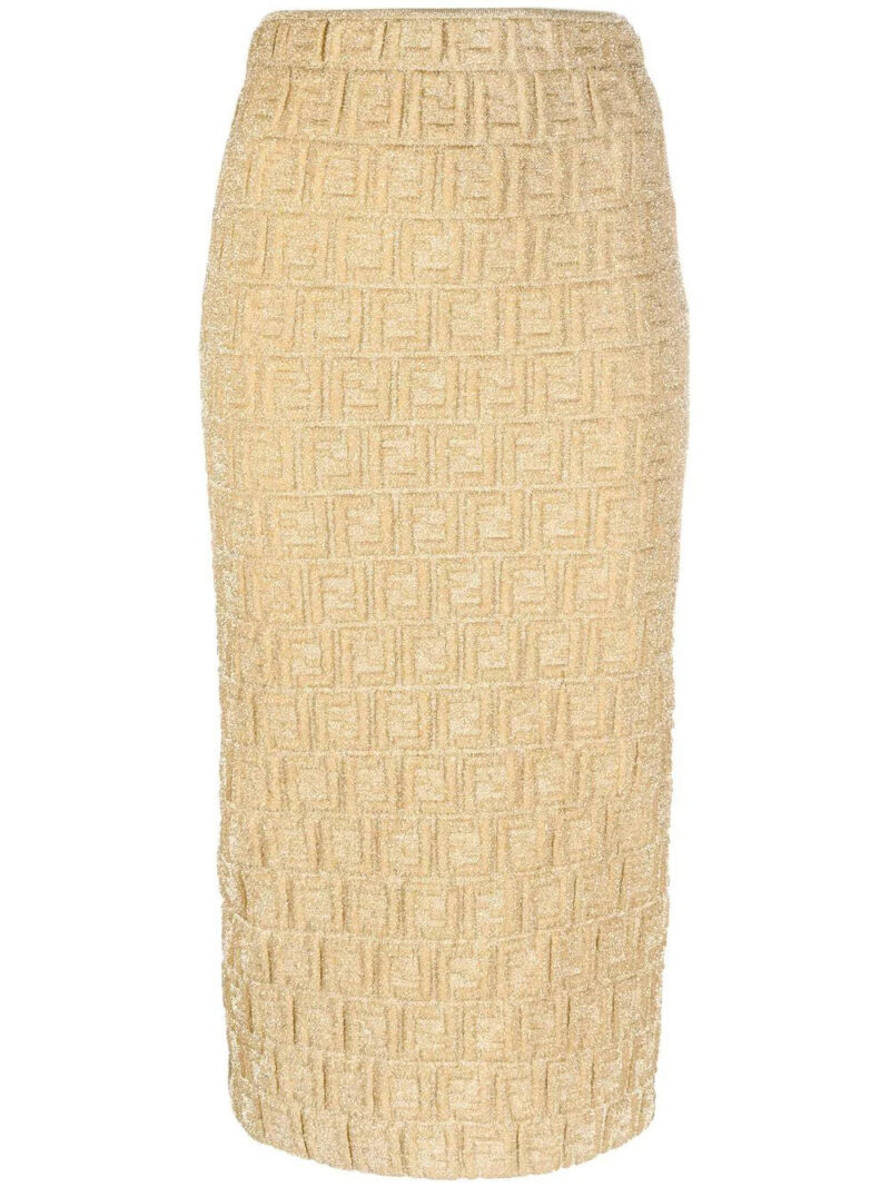 FENDI  FF-motif pencil skirt
