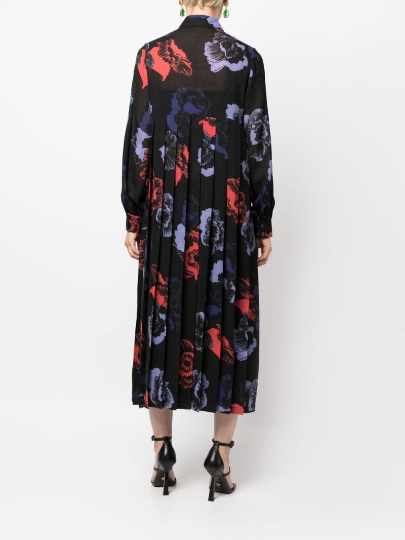 Ferragamo  floral-print midi dress