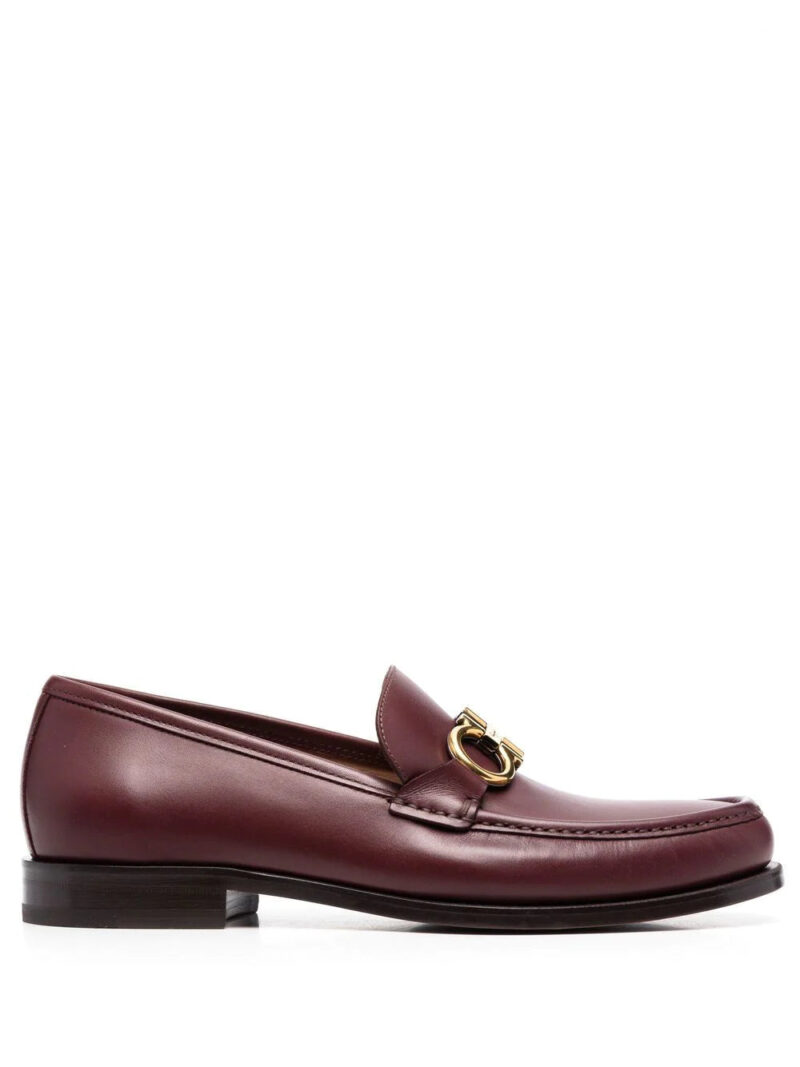Ferragamo  Gancini plaque loafers
