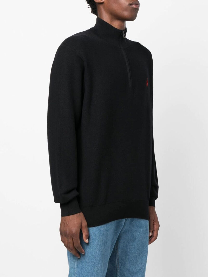 Polo Ralph Lauren  logo-embroidered zip-up sweatshirt