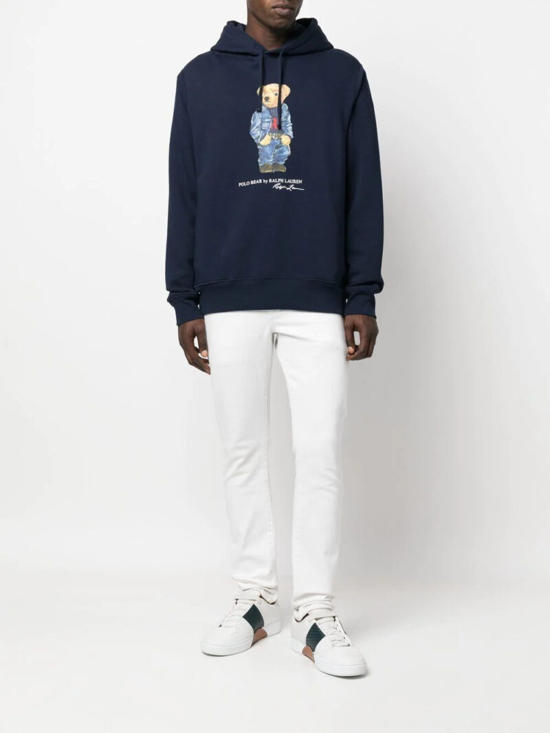 Polo Ralph Lauren teddy bear-print pullover hoodie