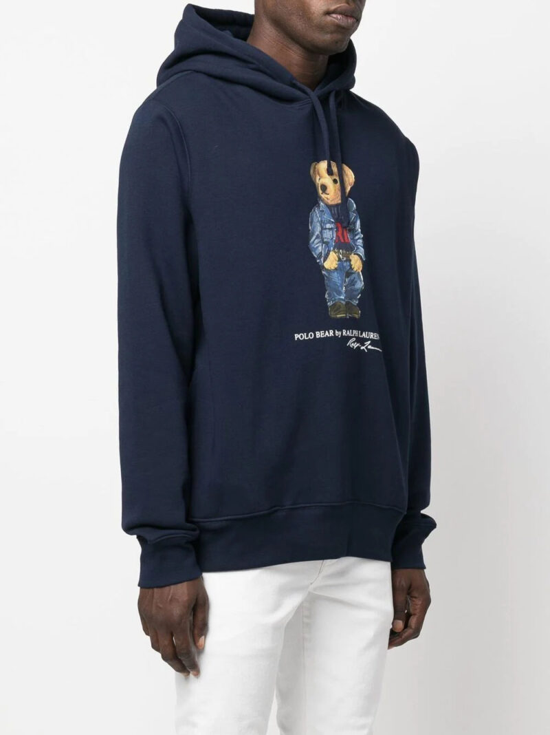 Polo Ralph Lauren teddy bear-print pullover hoodie