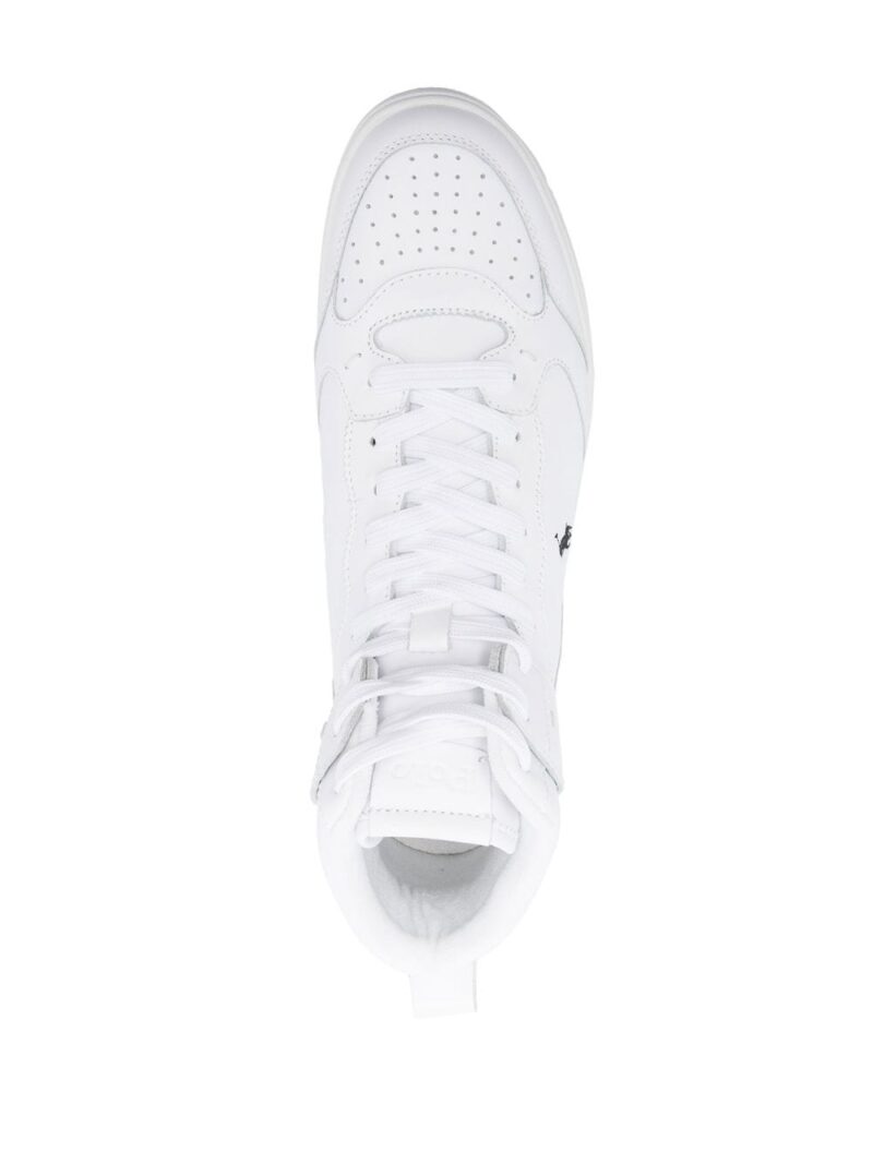 Polo Ralph Lauren logo-embroidered high-top sneakers