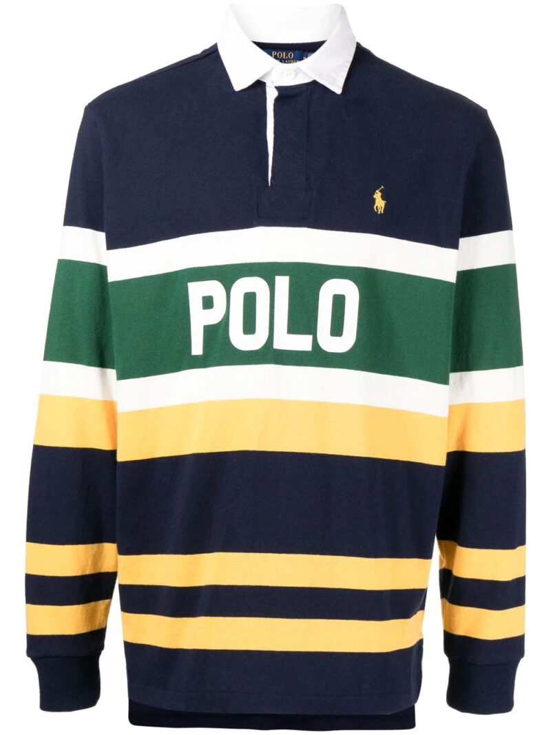 Polo Ralph Lauren  logo-print long-sleeve rugby shirt