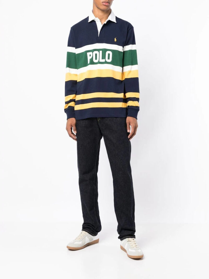 Polo Ralph Lauren logo-print long-sleeve rugby shirt