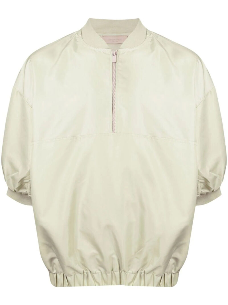 FEAR OF GOD ESSENTIALS  half-zip band-collar sweatshirt