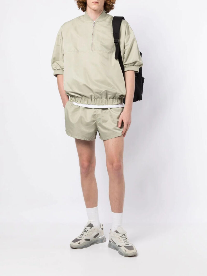 FEAR OF GOD ESSENTIALS  half-zip band-collar sweatshirt