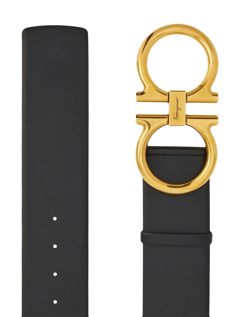 Ferragamo Donna Gancini leather belt