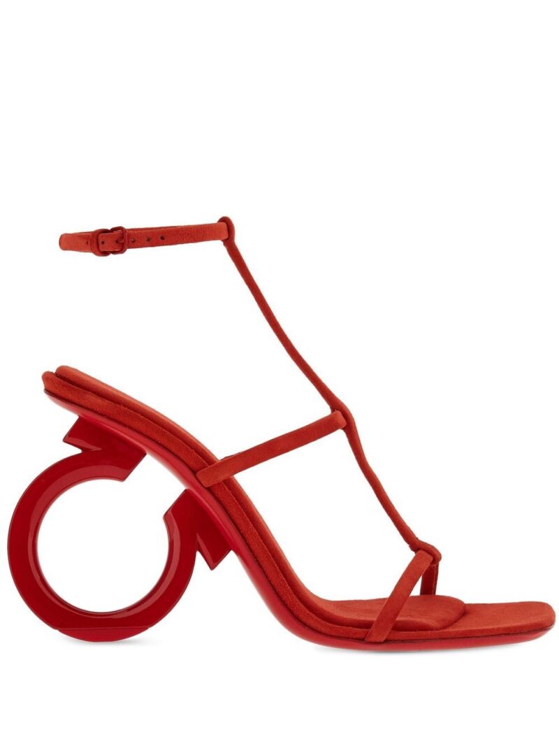 Ferragamo  Elina 105mm suede sandals