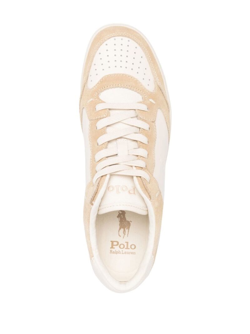 Polo Ralph Lauren Court leather-suede sneakers