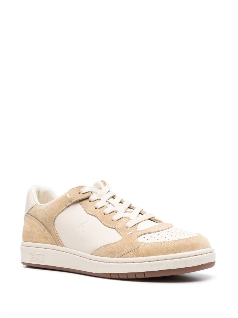 Polo Ralph Lauren Court leather-suede sneakers