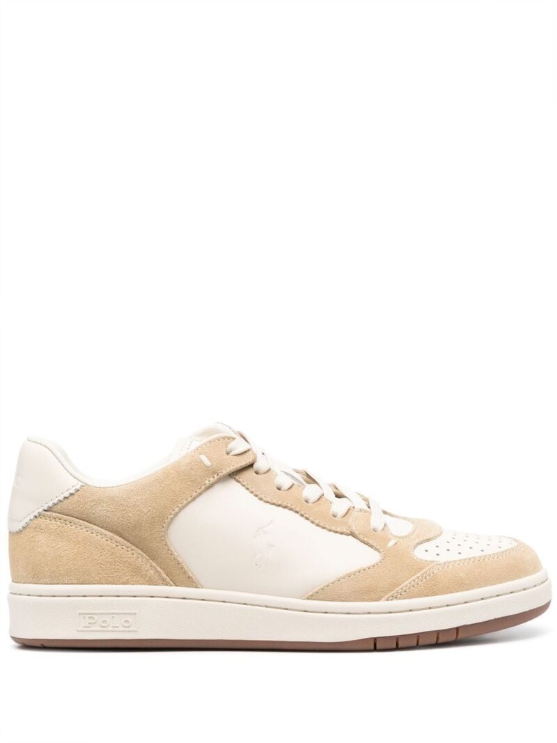 Polo Ralph Lauren Court leather-suede sneakers
