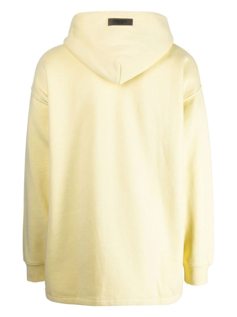 FEAR OF GOD ESSENTIALS logo patch hoodie
