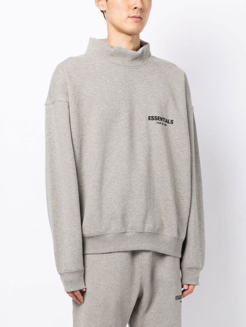 FEAR OF GOD ESSENTIALS  logo-print cotton-blend sweatshirt