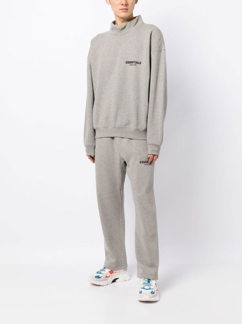 FEAR OF GOD ESSENTIALS  logo-print cotton-blend sweatshirt