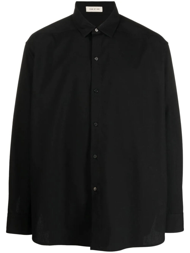 Fear Of God  long-sleeve wool-blend shirt